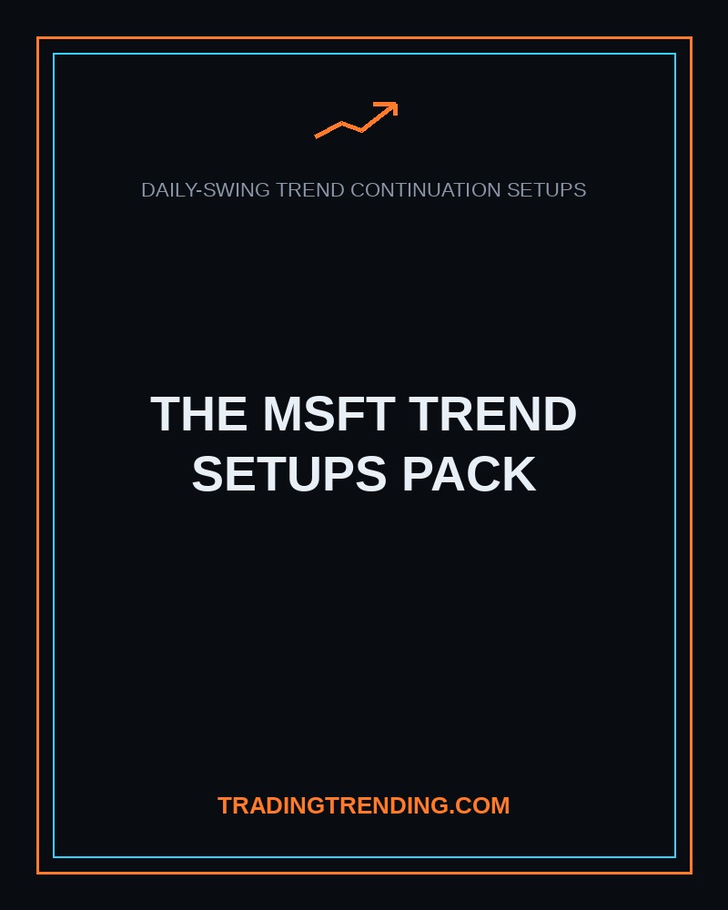 The MSFT Trend Setups Pack (Daily-Swing) cover